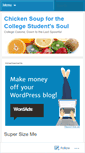 Mobile Screenshot of chickensoupforthecollegestudentsoul.wordpress.com