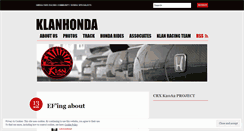 Desktop Screenshot of klanhonda.wordpress.com