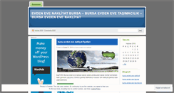 Desktop Screenshot of evdenevenakliyatbursa.wordpress.com