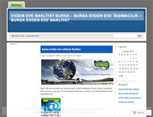 Tablet Screenshot of evdenevenakliyatbursa.wordpress.com