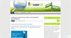 Desktop Screenshot of bpocareerhub.wordpress.com