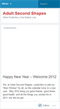 Mobile Screenshot of adultsecondshapes.wordpress.com