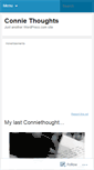 Mobile Screenshot of conniethoughts.wordpress.com