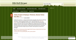 Desktop Screenshot of blogriki.wordpress.com