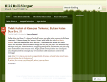Tablet Screenshot of blogriki.wordpress.com