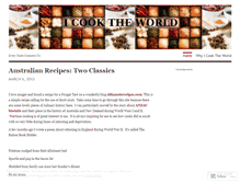 Tablet Screenshot of icooktheworld.wordpress.com