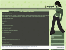 Tablet Screenshot of jumpgirl.wordpress.com