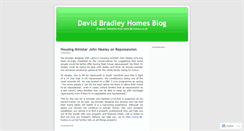 Desktop Screenshot of davidbradleyhomes.wordpress.com