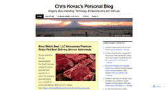 Desktop Screenshot of chriskovac.wordpress.com