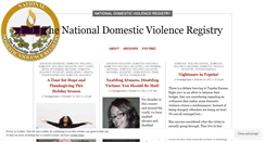 Desktop Screenshot of nationaldomesticviolenceregistry.wordpress.com