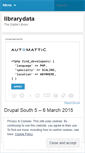 Mobile Screenshot of librarydata.wordpress.com