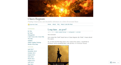 Desktop Screenshot of chaosregnum.wordpress.com