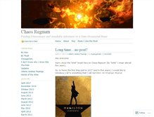 Tablet Screenshot of chaosregnum.wordpress.com