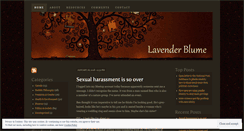 Desktop Screenshot of lavenderblume.wordpress.com