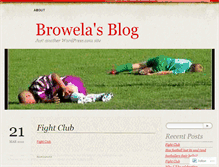 Tablet Screenshot of browela.wordpress.com