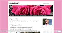 Desktop Screenshot of kennelailicec.wordpress.com
