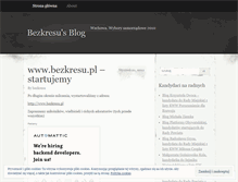 Tablet Screenshot of bezkresu.wordpress.com