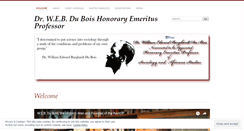 Desktop Screenshot of duboisprofessorship.wordpress.com