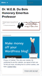 Mobile Screenshot of duboisprofessorship.wordpress.com