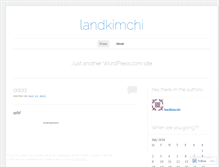 Tablet Screenshot of landkimchi.wordpress.com