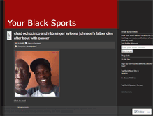 Tablet Screenshot of blacksports.wordpress.com