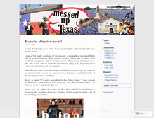 Tablet Screenshot of messeduptexas.wordpress.com