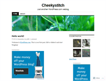 Tablet Screenshot of cheekystitch.wordpress.com