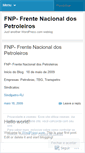 Mobile Screenshot of frentenacionalpetroleiros.wordpress.com