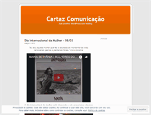 Tablet Screenshot of cartazcomunicacao.wordpress.com
