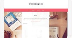Desktop Screenshot of aberrationblog.wordpress.com