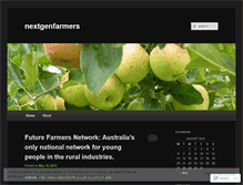 Tablet Screenshot of nextgenfarmers.wordpress.com