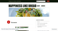 Desktop Screenshot of happinesslikebread.wordpress.com