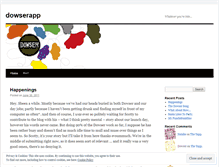 Tablet Screenshot of dowserapp.wordpress.com