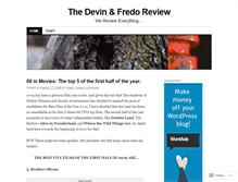Tablet Screenshot of devinandfredo.wordpress.com