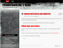 Tablet Screenshot of ficadicaonline.wordpress.com
