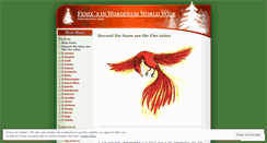 Desktop Screenshot of fenixin.wordpress.com