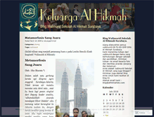 Tablet Screenshot of keluargaalhikmah.wordpress.com