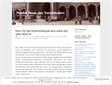 Tablet Screenshot of pesantrend.wordpress.com