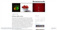 Desktop Screenshot of ilcommensale.wordpress.com