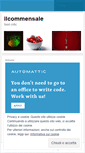 Mobile Screenshot of ilcommensale.wordpress.com