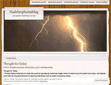 Tablet Screenshot of flashfirephotosblog.wordpress.com