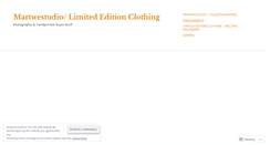 Desktop Screenshot of martwestudio.wordpress.com