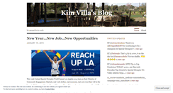 Desktop Screenshot of kkaevilla.wordpress.com