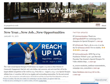 Tablet Screenshot of kkaevilla.wordpress.com