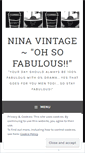 Mobile Screenshot of ninavintage.wordpress.com