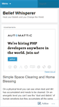 Mobile Screenshot of beliefwhisperer.wordpress.com