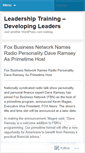 Mobile Screenshot of leadershipdevelopment.wordpress.com
