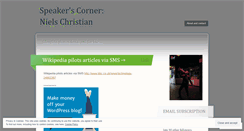 Desktop Screenshot of nielschrist.wordpress.com