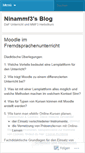Mobile Screenshot of ninammf3.wordpress.com