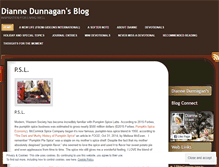 Tablet Screenshot of diannedunnagan.wordpress.com